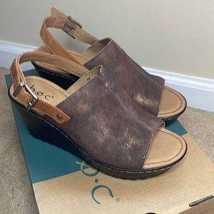 B.O.C Noelle Wedge Sandal size 7 BRAND NEW